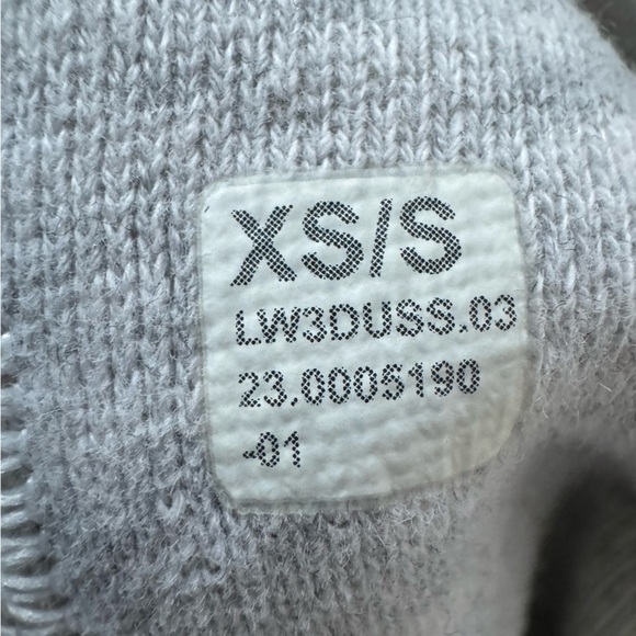 LULULEMON scuba oversized 1/2zip HOODIE light gray XS/S - Picture 10 of 10